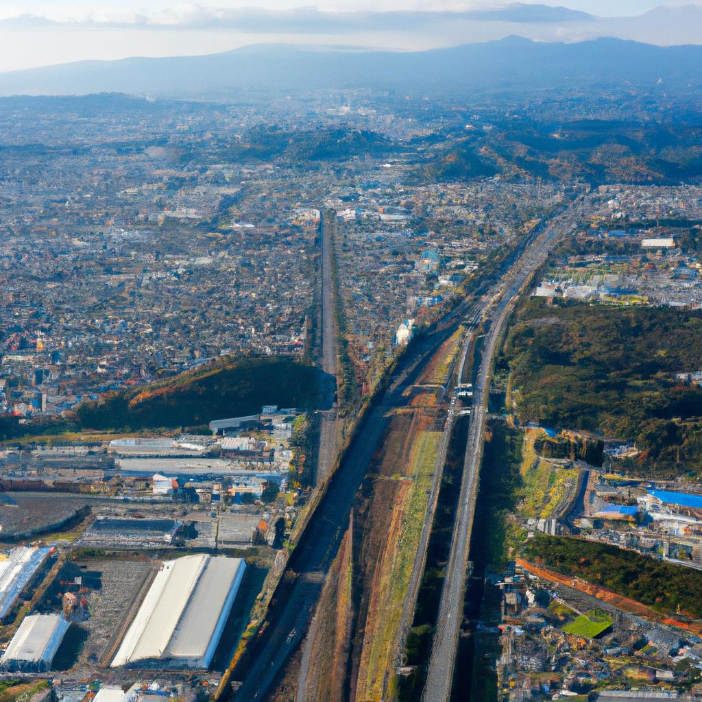 鹿沼市における配送エリア