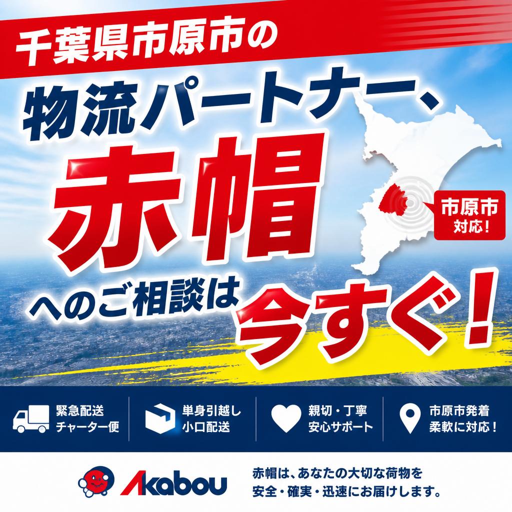 千葉県市原市の物流パートナー、赤帽へのご相談は今すぐ！