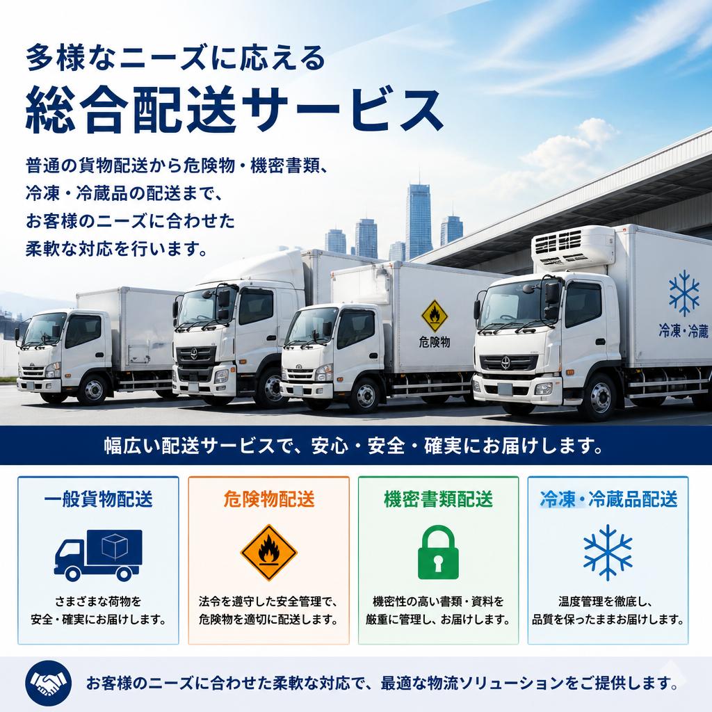多様なサービス内容
