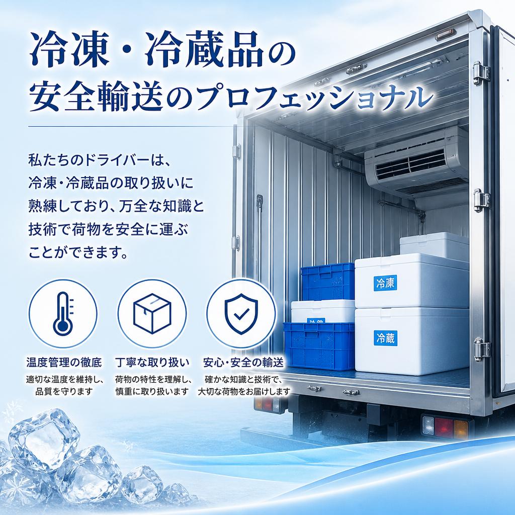 冷凍・冷蔵品の専門性
