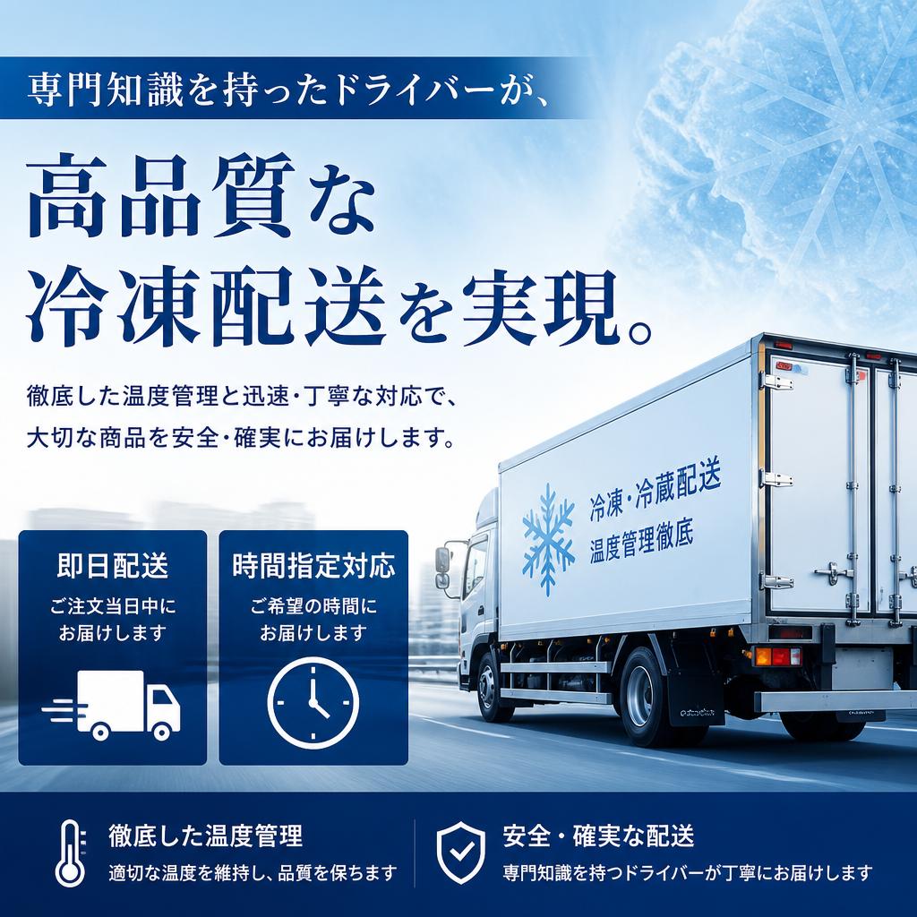 赤帽の冷凍配送サービス