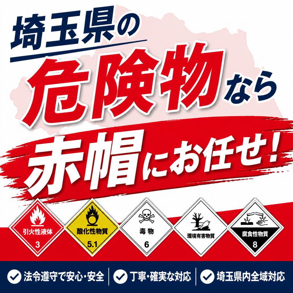 埼玉県の危険物なら赤帽にお任せ！