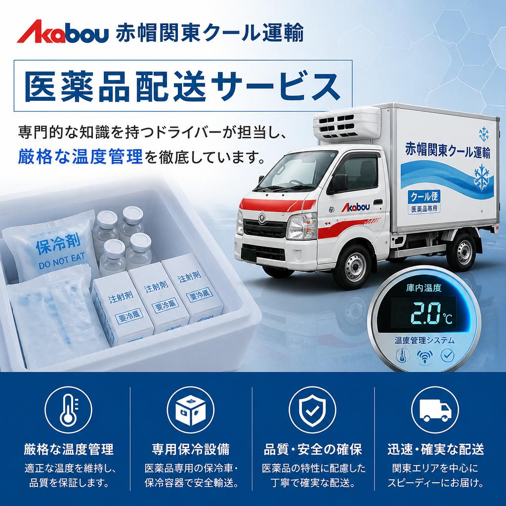 赤帽の医薬品配送の特徴