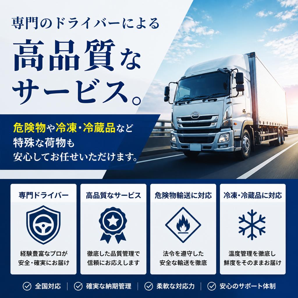 軽貨物配送のプロフェッショナル