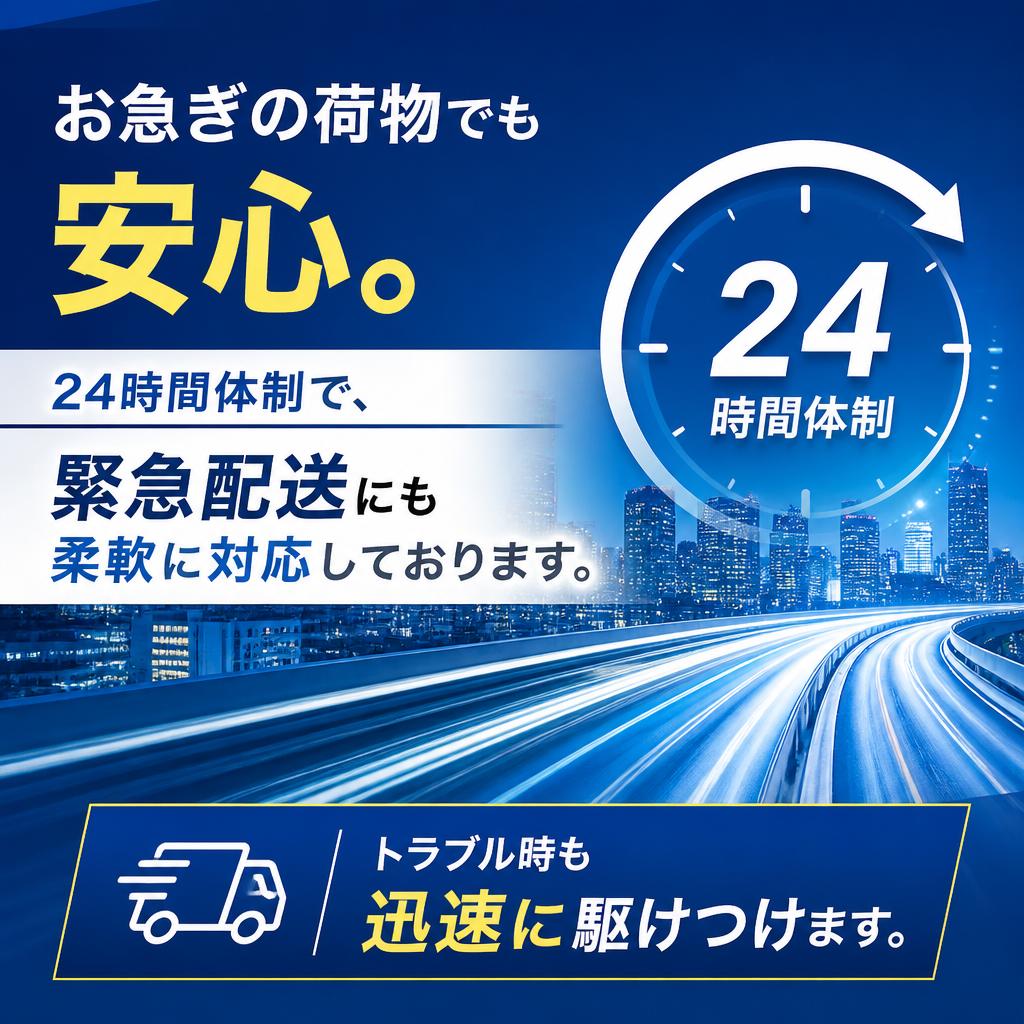 24時間365日対応