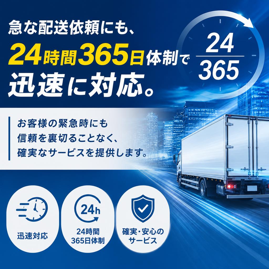 24時間体制での迅速な対応